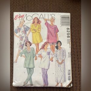 Easy McCalls Pajamas Patterns